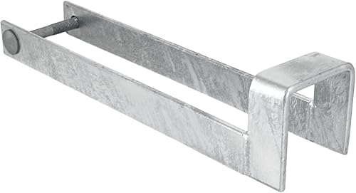 IRONTITE® Robuster Torriegel für Holztore, 5,1 cm breites Tor – Einfahrt, Bauernhof- und Feldtorschloss, Torschnapper, Überwurftorschlaufe für sicheres Schließen von Holztoren (verzinkt)