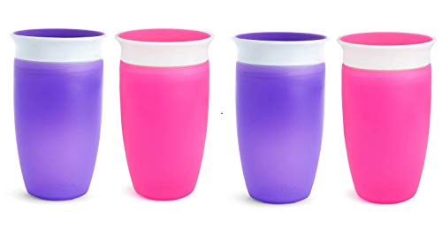 Munchkin Miracle 360 Sippy Cup - Pink/Purple 2 pack image 4