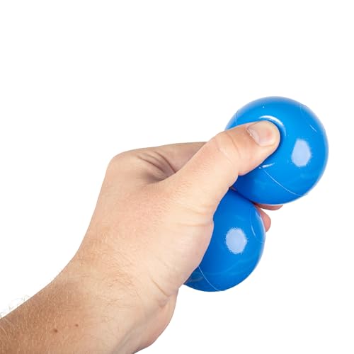 H&F Heimtextilien 100 Bälle für Bällebad Ø 6 cm – Blau Plastikbälle für Kinder & Babys – Weiche & langlebige Spielbälle – BPA-frei & schadstofffrei – Perfekt für Spielzelt, Hüpfburg & Garten