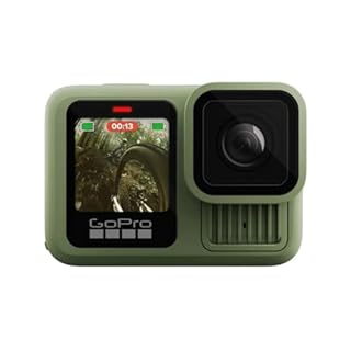 GoPro HERO13 Black in Forest Green (Limited Edition) - Waterproof Action Camera with 5.3K60 Video, 27MP Photo + Compatability with HB-Series Lenses