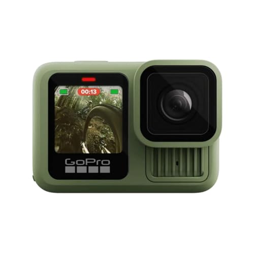 Image of GoPro HERO13 Black in Forest Green (Limited Edition) - Waterproof Action Camera with 5.3K60 Video, 27MP Photo + Compatability with HB-Series Lenses