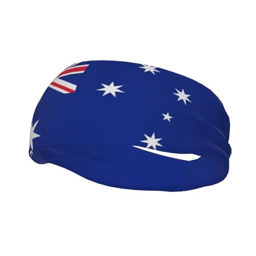 Image of Cute Flag Headbands Women Men Flag Sweatband Sports Headband for Running, Cycling, Yoga Gym, Working Out