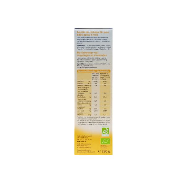 Gachas de mijo sin gluten sin leche 250 g