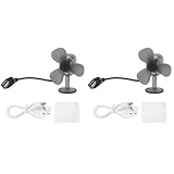 Bzocio 2X Mini Generatore Eolico Portatile USB da 5 W, Alternatore Motore, Caricabatterie di Emergenza per Telefono, per Ed Escursionismo