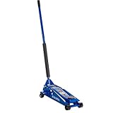 Global Industrial 3 Ton Service Jack, Dual Pump, Blue