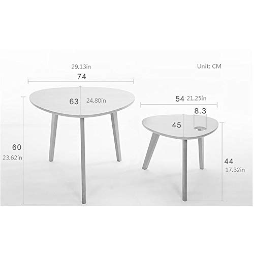 Table de canapé rotative noire pour aménager facilement un salon étroit - 2