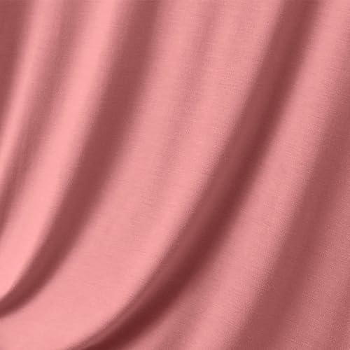 Image of HGps8w Women's Modal Soft Summer Pajamas Sets, Loose V Neck Short Sleeve Top Joggers Pants Matching 2 Piece Lounge Outfits