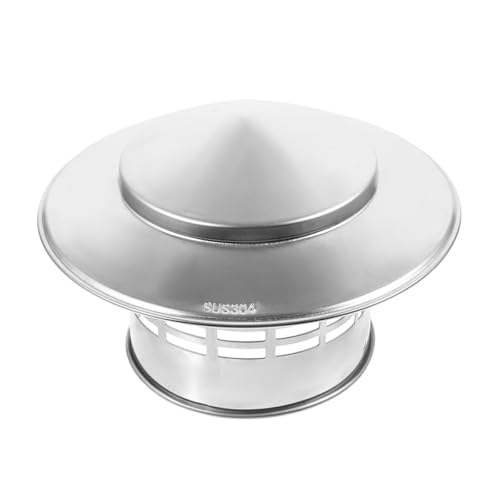 Sombrerete de chimenea de acero inoxidable para estufas y extractor de humo 2