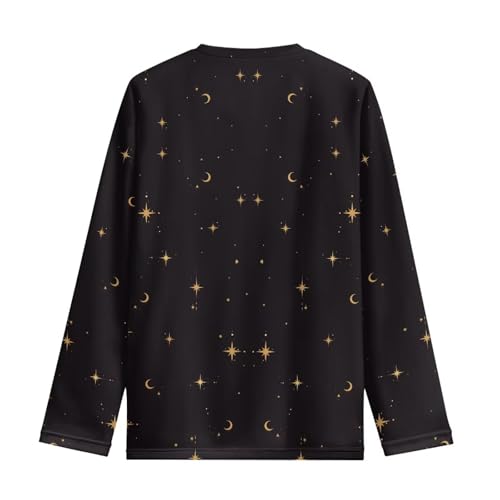 Image of Girls Long Sleeve T Shirt Cute Cartoon Crewneck Shirt for Kids 3-16Y Fall Winter Clothes
