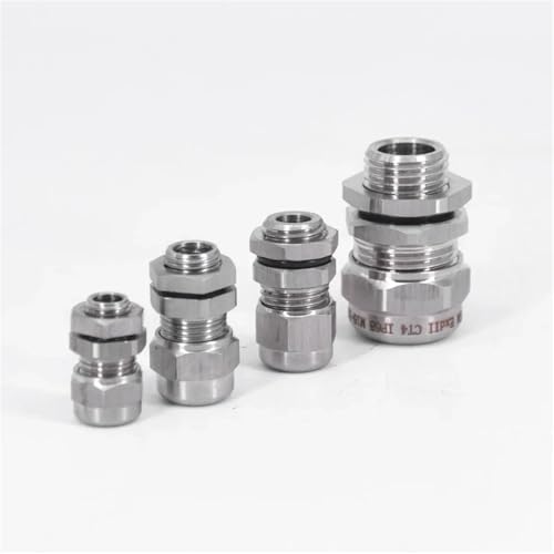 Prensaestopas M10 de acero inoxidable 304 impermeable para cable de 3 a 6.5mm 4
