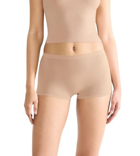 Sloggi Women's GO Sense Short 2P - Pantalones Cortos de Mantequilla de Cacahuete, Talla M (2 Unidades), Mantequilla de Cacahuete, M