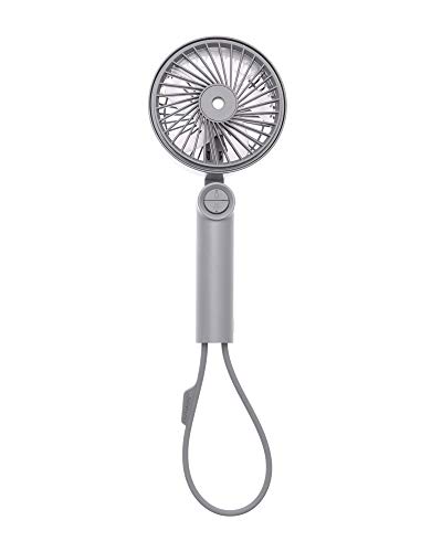 エレス ミスト噴霧機能付きハンディーファン グレー iFanMisty-GY（Amazon）