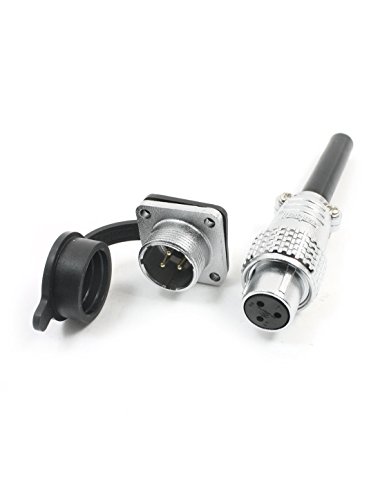 Conector de aviación metálico impermeable 220V 3A 3 pines miniatura 2