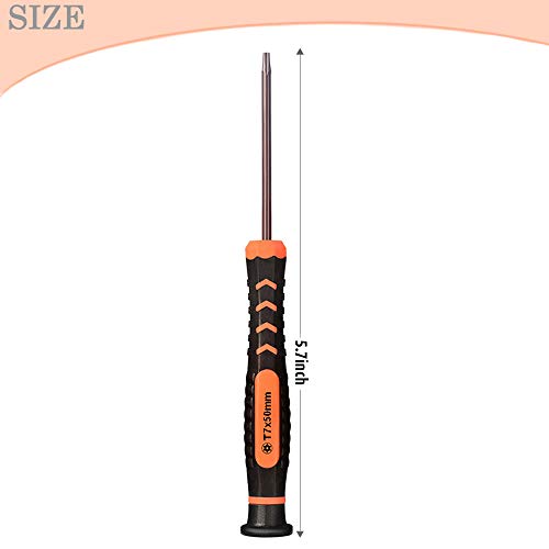 T7 Torx Screwdriver,TECKMAN TR7 Torx Security Screwdriver for Repair