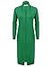 GRACE KARIN Long Green Cardigan Sweaters for Women Casual Draped Open Front Knit Cardigan(Green,XL)