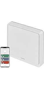 Hub Zigbee Necessari EMOS GoSmart Portatile - 4 Pulsanti, 12 Scene, ZigBee, Con LED, Per Casa Intelligente Interruttore Scenari