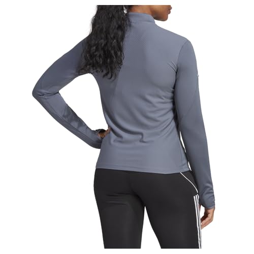 adidas Womens Tiro23 League Quarter Zip Soccer Cleats Moisture Wicking - Black2