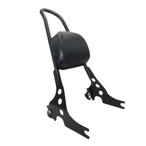 Dossier passager moto amovible : confort dorsal optimal pour Sportster XL et Roadster 2004-2023