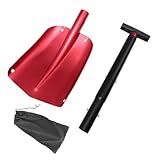 BESTonZON Faltbarer Schneeschieber Aluminium Autoschaufel für Effektive Schneeräumung...