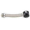 BLACKTK 25mm Waterproof Inspection Chamber Cover with 6 LED Lights, IP68 Drainage Pipe Inspection Accessory for Chamber Replacement