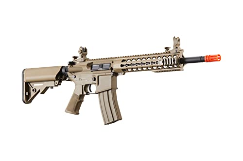 Lancer Tactical Gen 2 Airsoft M4 Carbine 10" Aeg Rifle-1000 Rounds 0.20G Bbs, 9.6V Nimh Battery & Charger Included-300 Rounds Hi-Cap/Tan #TOP3