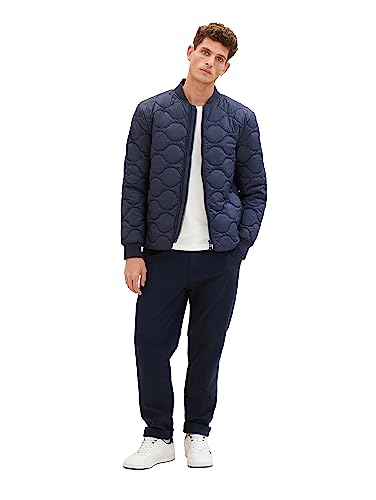 TOM TAILOR Herren 1037329 Lighweight Bomberjacke mit Steppung, 10668-sky Captain Blue, M – Ansicht 6