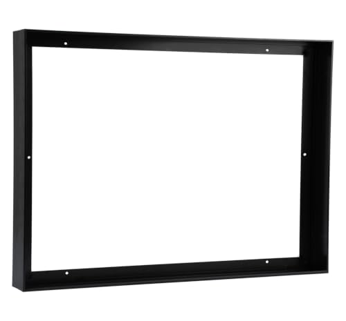 Akfado Floater Frame for 32x48 Canvas Paintings 1.5 Deep DIY Metal Canvas Floating Frame for Portrait Landscape Oil Paintings Art Show Gallery Wall Home Office Living Room Decor (Black)