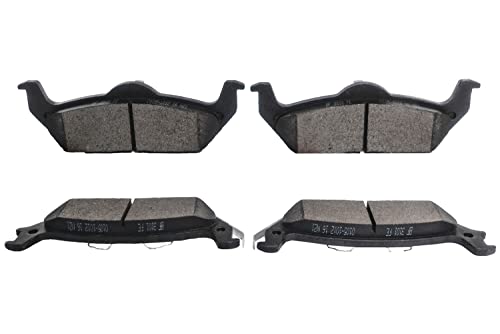 Image of Ceramic Rear Brake Pads Set D1012 Replacement For 2004-2011 Ford F-150 2006-2008 Lincoln Mark LT
