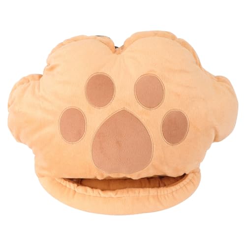 Garneck Chauffe-Pieds USB en Peluche pour Hiver Chaussures Chauffantes Unisexes Taille Unique Couleur Kaki Chauffage Rapide Tissu Antidérapant Lavables à la Main pour Maison et