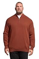 A cold-weather and off-duty staple, this BadRhino quarter zip jumper is made from a knitted pure cotton fabric, featuring a tall collar, ribbed sleeve cuffs, and a ribbed hem for added structure and shape. Pair it with jeans and layer it over a t-shi...