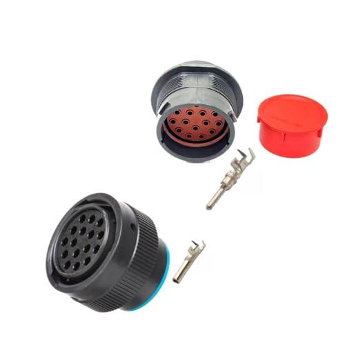 1/5 Sets 16 Pin HDP26-24-16SE HDP24-24-16PE Male Female Connector Automobile Agricultural Machine Heavy Truck Plug (1 Set Male Female)(5 Sets Male Female)