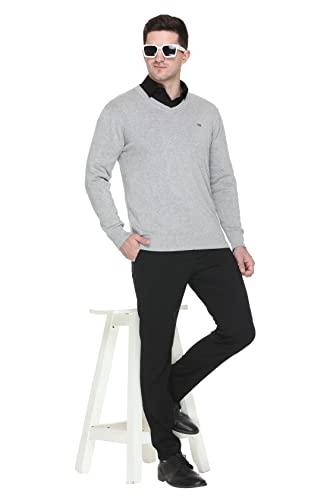 Image of GODFREY V Neck Full Sleeve Sweater for Man Winter Pullover