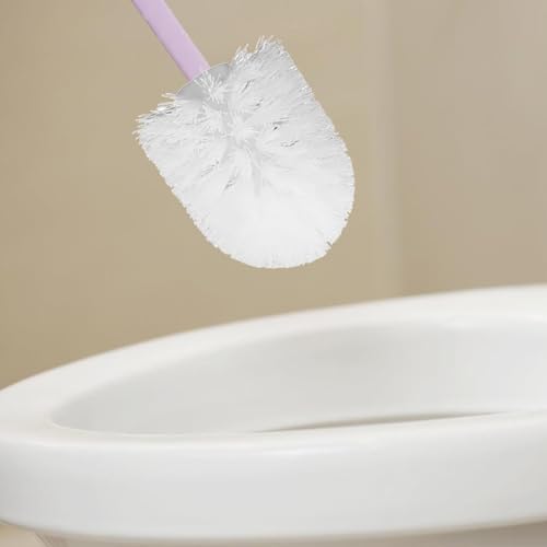 Image of Toilet Brush Head Replacement 4 Pack 3.54 Inch White Round Brush Heads for Toilet Bowl Cleaning Bathroom Accessories