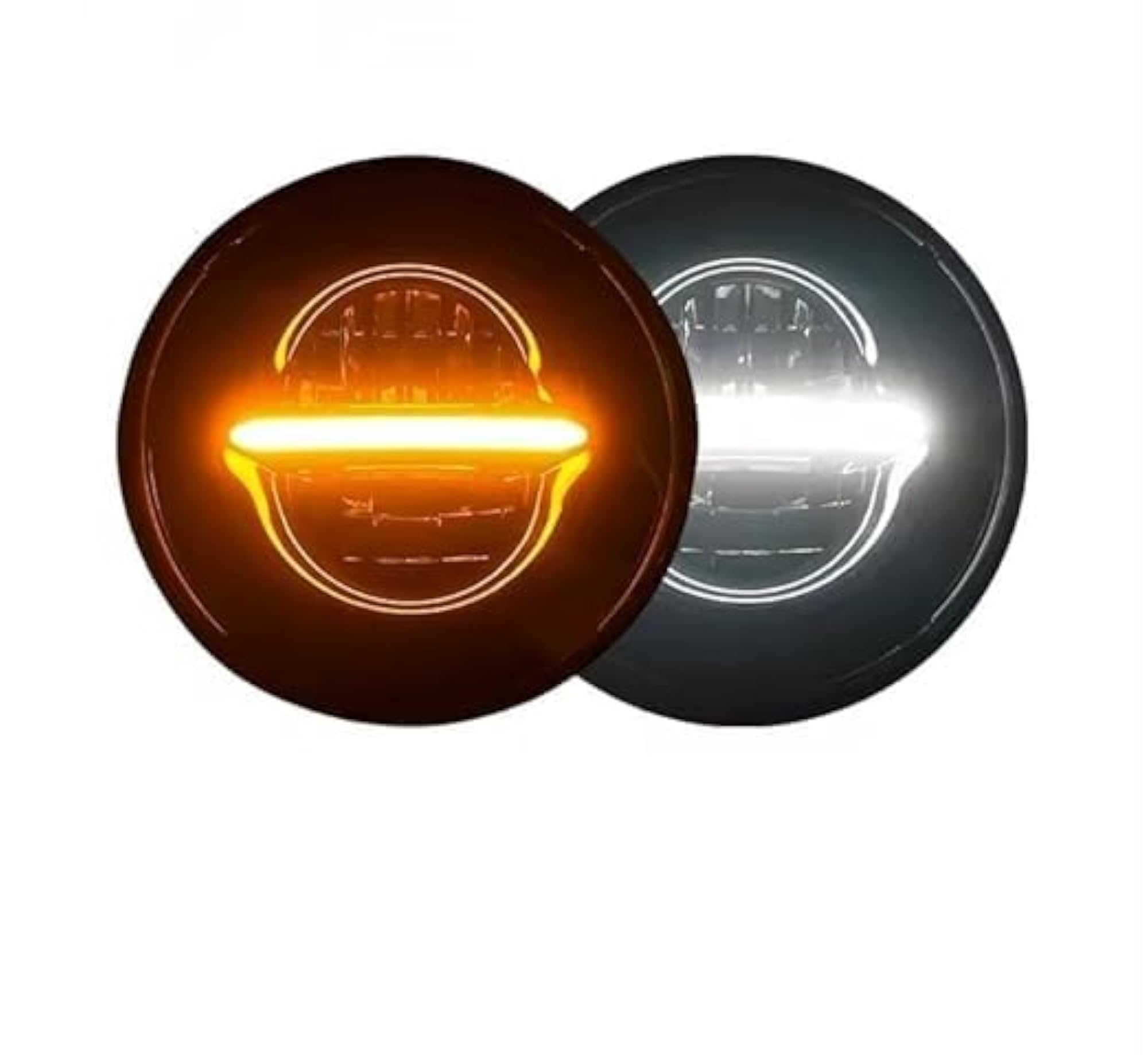 110W Round LED Headlight for Motorcycles
