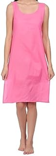 Cotton Rich Camisole Slip for Women| Long Kurti Slip/Suit/Camisole Slip Knee Length ''(Color- Pink)…-picture-30