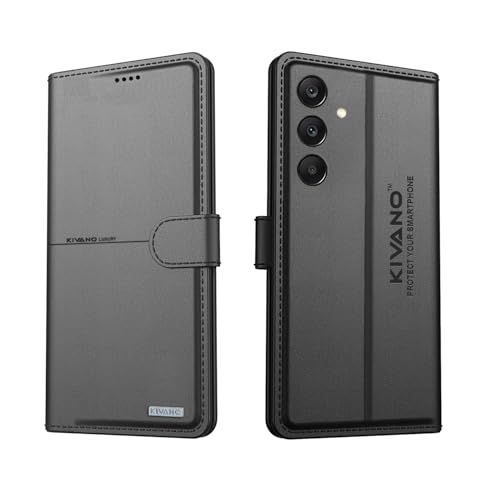 Image of for Samsung A16 5G / Samsung F16 5G / Samsung M16 5G Flip Cover | Leather Finish | Inside Pockets & Inbuilt Stand | Shockproof Wallet Style Magnetic Closure Back Cover Case