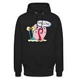Spreadshirt® Bob l'Éponge Spongebob Gary l'Escargot Sweat À Capuche Unisexe, M, Noir