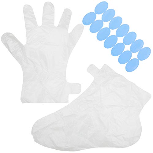 200 Pieces Paraffin Bath Liners Paraffin Bath Wax Therapy Bags Plastic Liners for Hand and Foot
