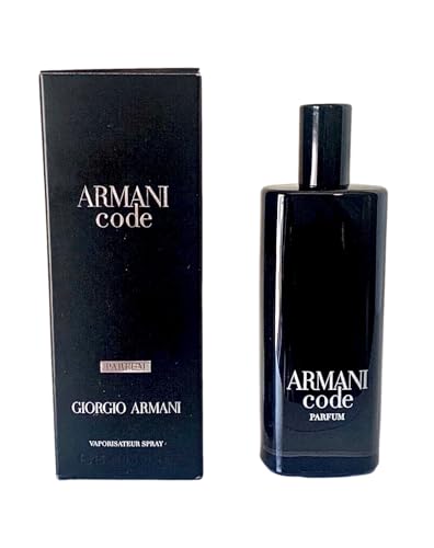 GIORGIO ARMANI CODE Parfum for Men Travel Size Spray 15 ml / 0.5 Fl - 4840