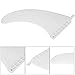 Vbest life 9inch Surfboard Fin Portable Nylon Fibre Longboard Fin Surfing Accessory Replacement White(9inch-White)