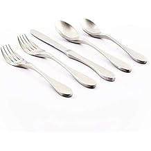 Knork Place Setting Forks 5 Piece, Matte Silver