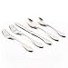 Knork 2 Original Silverware Stainless Steel Metal Utensils Flatware Cutlery Place Setting, Matte Silver