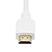 Amazon Basics CL3 Rated High-Speed HDMI Cable (18 Gbps, 4K/60Hz) - 6 Feet, White for Television