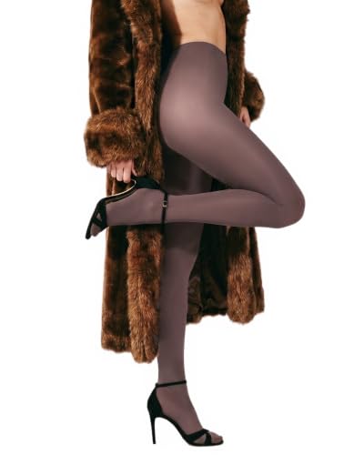 Image of sofsy Italian Rip-Resistant 40 Den Opaque Tights for Women