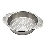 Cesta de drenaje de acero inoxidable, colador de drenaje de cocina de grado 201 para uso en fregadero, diámetro interior de 8 cm