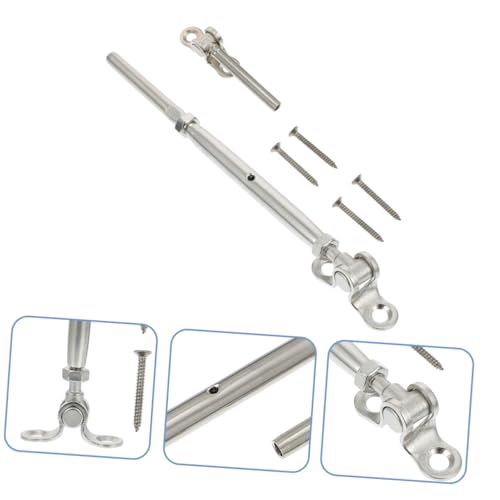 Angoily Turnbuckle Heavy Duty Wire Stainless Turnbuckle Kit Cable Railing Hardware System miniatura 7