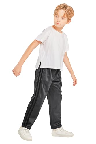 Resinta RS3599 4 Pack Boys' Fleece-Lined Open Bottom Sweatpants Boys Athletic Active Jogger Pants thumb #5