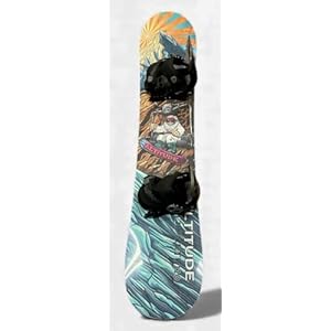 Small Kids Altitude Little YETI Snowboard 110CM + XS MINI Ripper BINDINGS (7C-13C)
