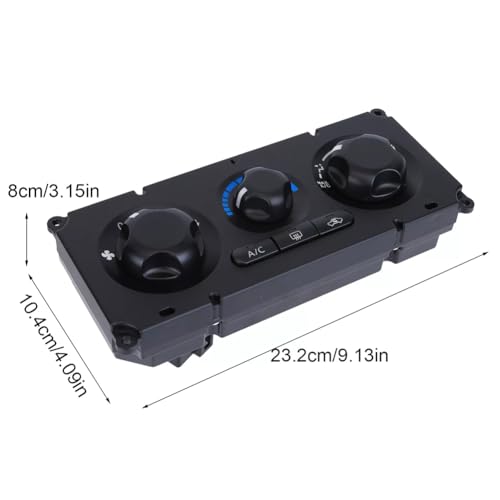 Commande de climatisation noire 27510-EB700 robuste pour Navara D40 - 6