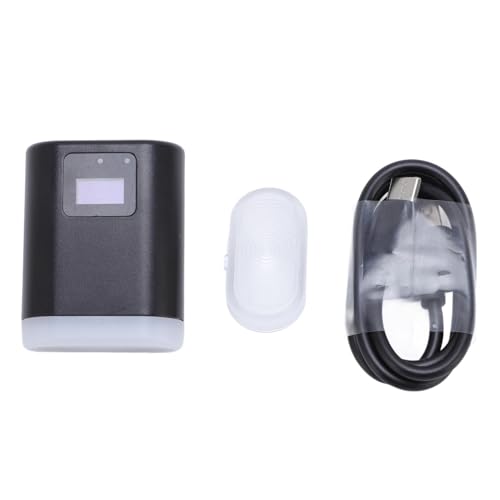 Camera Flash with Universal Hot Shoe Mount, Rechargeable 5600K Brightness Portable Flash Built in Screen, 8 Levels Brightness Adjustment 3.7V Camera Flash for Travel Photography